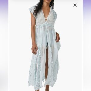 Free People Make a Splash Embellished Cover-Up Dress